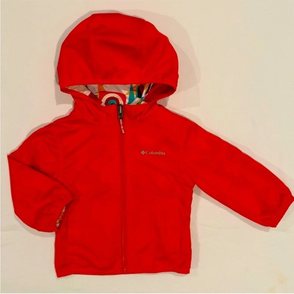 New Columbia Whitetail Trail Jacket Boys 2T Girls Reversible Geometric Insects